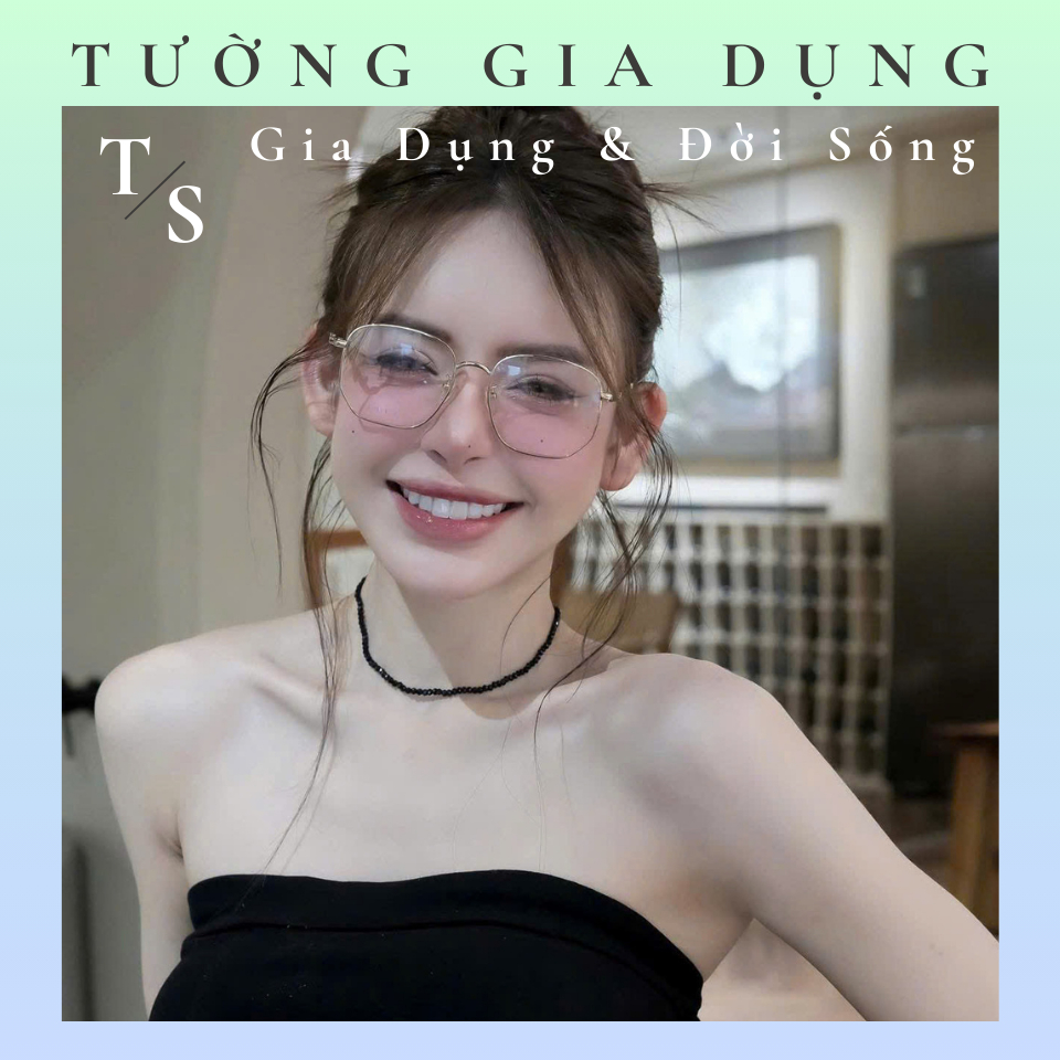 K75 Gọng Kính Nam Nữ Thời Trang Dáng Bầu Xinh Xắn