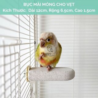 Bục Mài Móng Gắn Lồng Cho Vẹt - Nhiếu Kích Thước