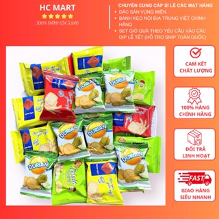 Bánh Quy Cân Mix Vị, Bánh Tết Mix Vị Quy Bơ Sữa, Gấc Mè Dừa, Quy Tảo Biển Gói 1kg