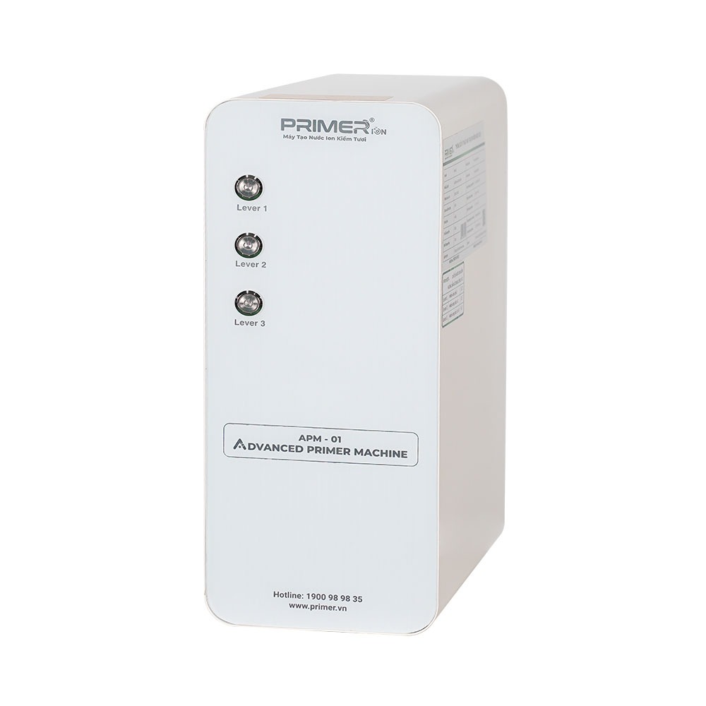 Primer máy lọc nước ion kiềm biến đổi nước RO thành nước ion kiềm tươi APM-01
