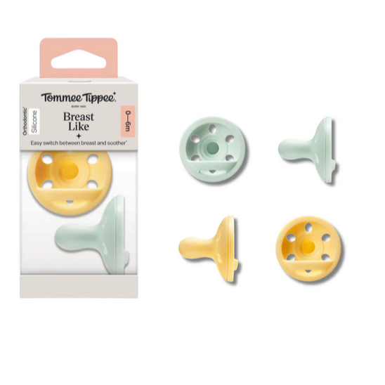 Ti giả Silicon nguyên khối Siêu Nhẹ Tommee Tippee Ultra Light Cho Bé 0-6, 6-18 tháng