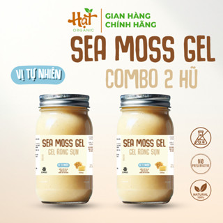 Combo 2 hũ Sea Moss Gel Tự Nhiên, Gel Rong Sụn Biển, SEA MOSS GEL Tinh Chất Hũ 500ml