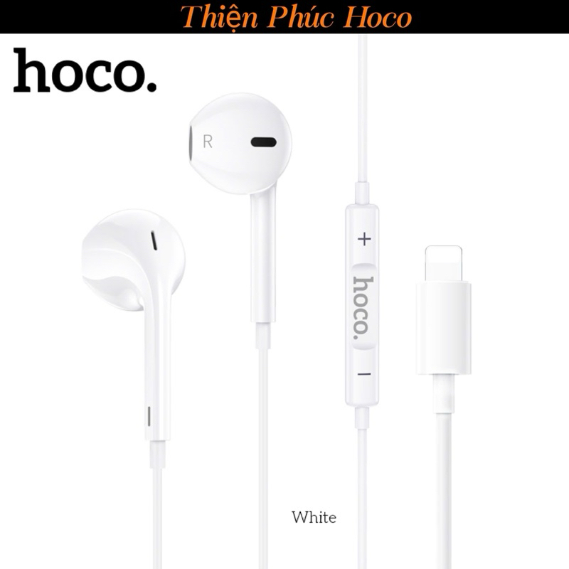 [Không Cần Bluetooth] Tai Nghe Hoco M111 Cho lPhone, Âm Thanh Sống Động,Có Míc Đàm Thoại, BH 12 Thán