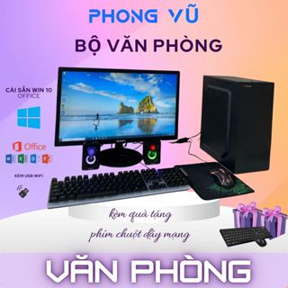 Bộ Máy Tính Văn Phòng PC i3,i5,i7 ram 8G 16G SSD 128G Dùng Mượt Mọi Tác Vụ Cơ Bản Có Cài Sẵn Win Và Office - BH 2 năm
