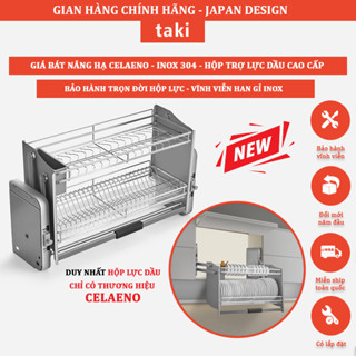 {PHIÊN BẢN CAO CẤP} Giá Nâng Hạ Bát Đĩa CELAENO - Hộp Trợ Dầu - INOX 304, Bảo Hành Trọn Đời Các Bộ Phận - Có Thợ Lắp