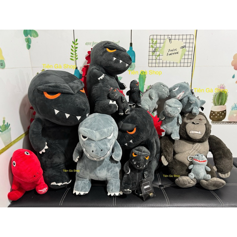Gấu bông khủng long Godzilla chính hãng