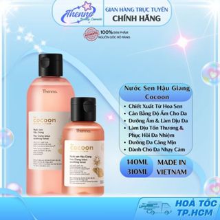  Nước Sen Hậu Giang Phục Hồi Đa Nhiệm Cho Da Rất Nhạy Cảm Cocoon Hau Giang Lotus Soothing Toner 310ml 
