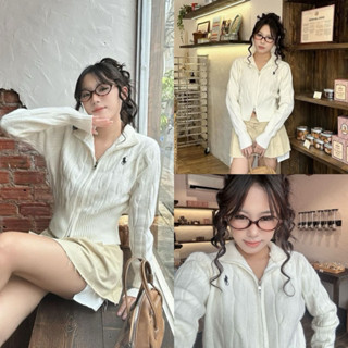 (ẢNH OLDSCHOOL) Áo len vặn thừng QC 2 đầu kéo THÊU NGỰA A0023