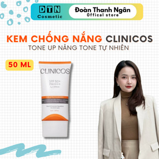 [ CHÍNH HÃNG ] Kem chống nắng CLINICOS Tone Up nâng tone tự nhiên (Màu cam 50ml)