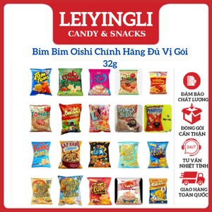 Bim Bim Snack Oishi Nhiều Vị, Mẫu Mã Đa Dạng, Bánh Kẹo Ăn Vặt, gói 6g,34g, 68g