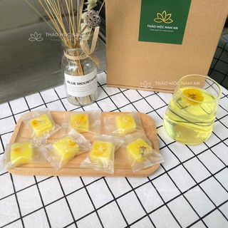 Trà Hoa Cúc Đường Phèn Mật Ong (Gói Lẻ) Thanh Nhiệt, Giải Độc, Mát Gan, Đẹp Da, Ngủ Ngon