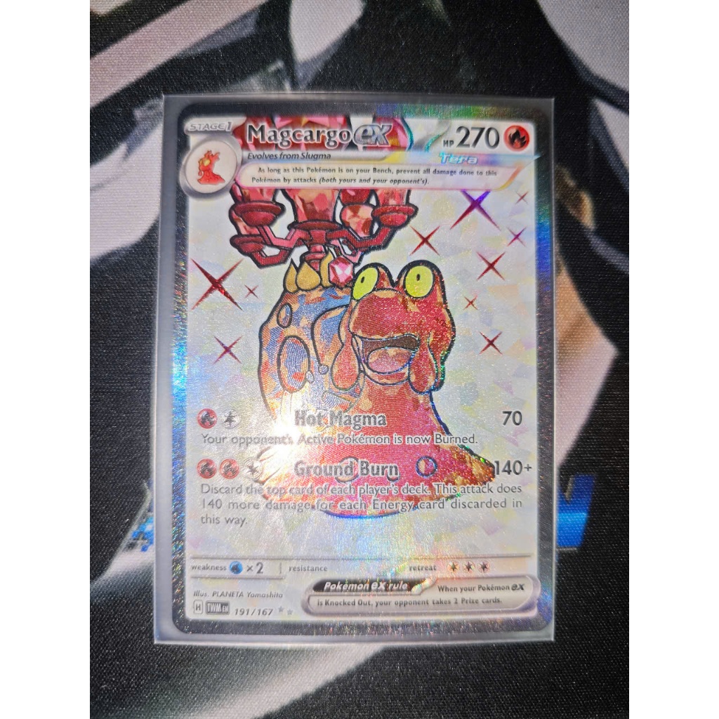 Thẻ bài Pokemon - TCG - Magcargo ex (191/167) [Scarlet & Violet: Twilight Masquerade]
