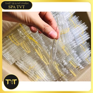 COMBO 100 ỐNG HÚT MỤN THUỶ TINH, ỐNG HÚT DẦU, BÃ NHỜN