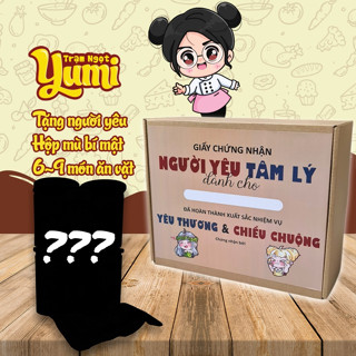 Quà tặng người yêu Yumi phiên bản Hộp mù bí mật 6-9 món đồ ăn vặt bất ngờ nhân ngày kỉ niệm của các cặp đôi