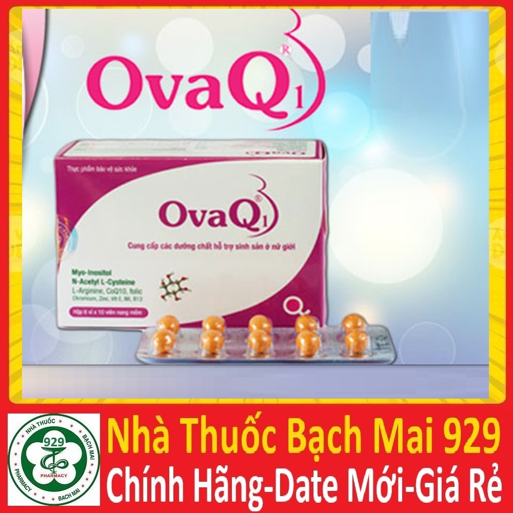 [ttlk] Viên bổ trứng ovaq1 hỗ trợ sinh sản nữ giúp mang thai tự nhiên [ovaq 1 chính hãng]