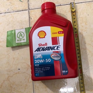 NHỚT XE MÁY SHELL AX3 800ml chính hãng