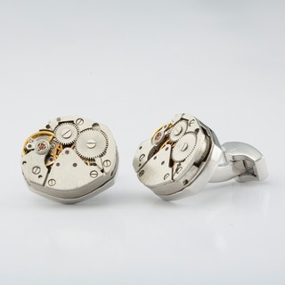 Mechanical Clock Cufflinks Anlimen & Gentle - AGC006