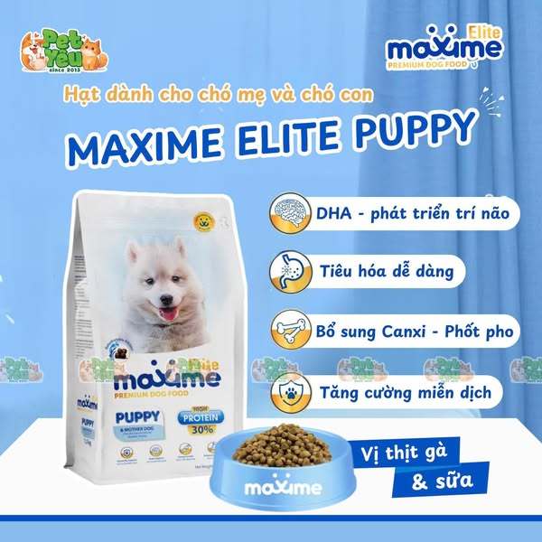 Maxime Elite Thức ăn cho chó cao cấp gói 1.5kg