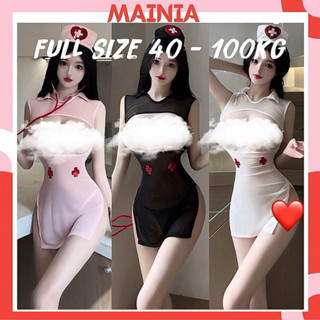 Đầm Ngủ Váy Ngủ CosPlay Y Tá Kiểu Sườn Xám 5141 Mainia Queen of Night