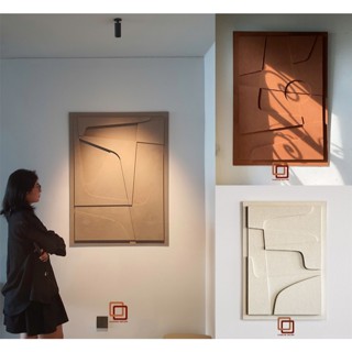 Tranh treo tường 3D hiện đại, tranh decor trừu tượng Vuoongdecor , có đinh móc kèm theo.