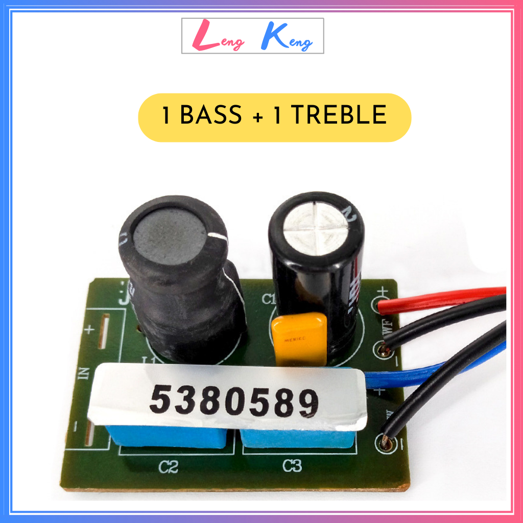 [Giá 1 mạch] Mạch phân tần 2 đường tiếng JBL-BT215 dùng cho 1 Bass 1 Trép | Cho loa kéo hoặc thùng l