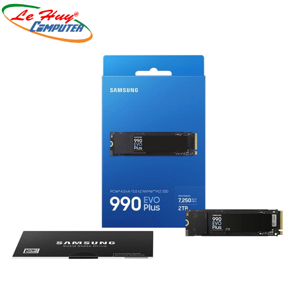 Ổ Cứng SSD Samsung 990 EVO Plus 2TB PCIe 4.0 x4 / PCIe 5.0 x2 NVMe V-NAND M.2 2280 MZ-V9S2T0BW - Hàn