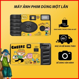 Máy ảnh phim dùng một lần Kodak phim đen trắng chụp nhanh có đèn flash (bao gồm 12/27 tờ giấy ảnh) quà tặng sinh nhật