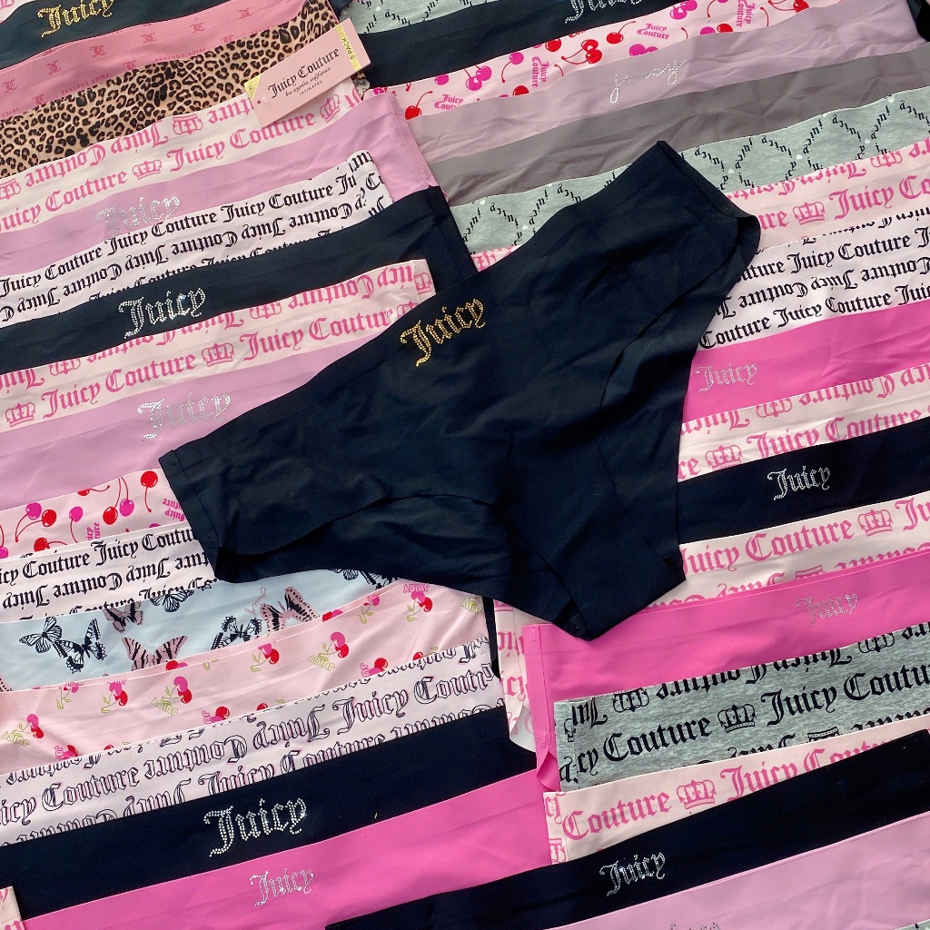 Set 3 quần lót su hãng Juicy Couture xuất Mỹ chất su đẹp mướt và mát tay (H37,38,39)L.K1T1JUI