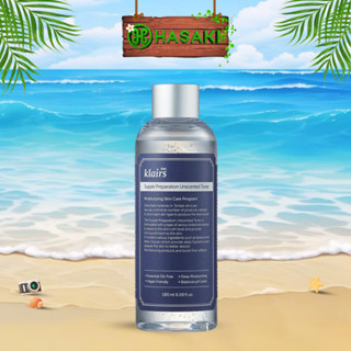 Nước Hoa Hồng Không Mùi Dành Cho Da Nhạy Cảm Dear, Klairs Supple Preparation Unscented Toner 180ml Hasaki