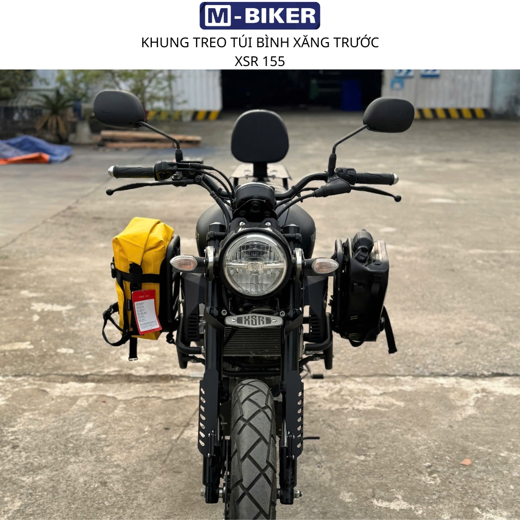 Khung treo túi xsr155, khung trreo bình xăng trước xsr155 cắt,sơn tĩnh điện màu đen.