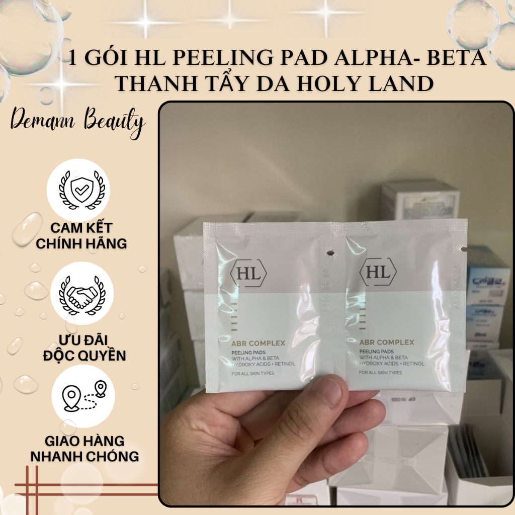 1 gói HL Peeling Pad Alpha- Beta thanh tẩy da Holy Land