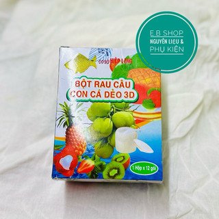 Bột rau câu Con Cá dẻo Bột làm thạch râu câu Topping cho đồ uống Nguyên liệu nấu chè