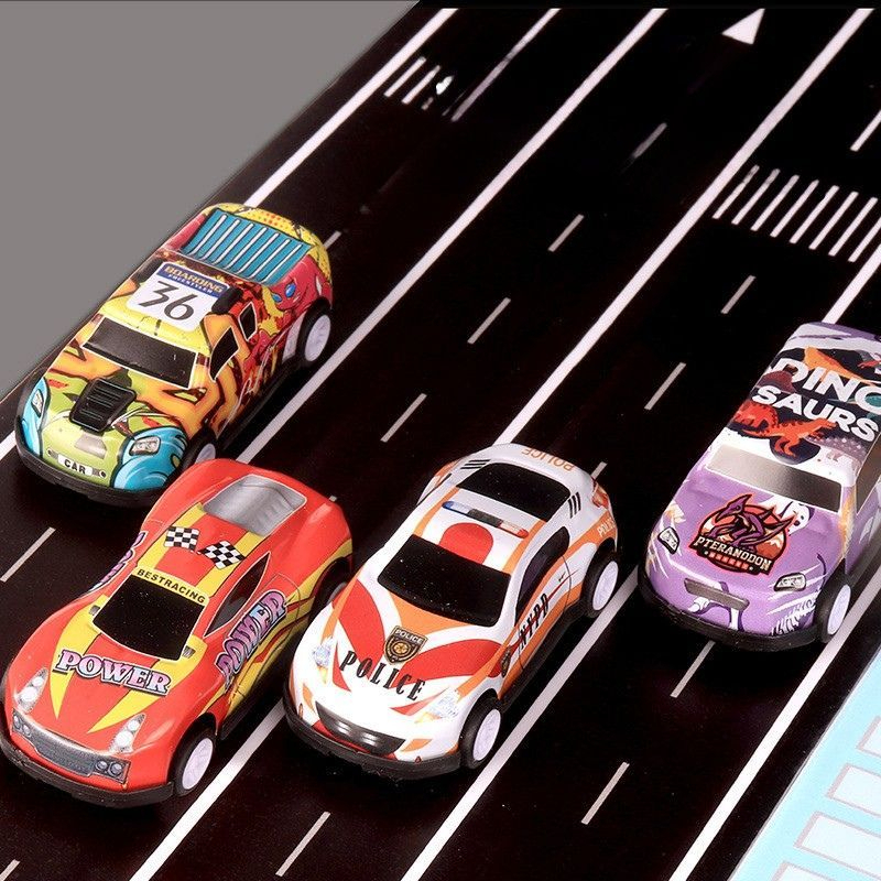 Set 48 ô tô Đồ Chơi Trẻ Em, Xe Ô Tô, Hộp Quà Tặng Bé Trai Đua Xe. Oto đồ chơi mini