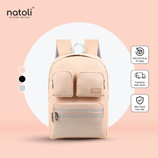 Balo nữ hàn quốc xinh NATOLI Nhiều ngăn thời trang kháng nước phong cách cao cấp - Dynamic Backpack B1
