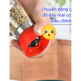 GDHT Cối Xay Tiêu, Lọ Xay Tiêu, Xay Hạt Khô Bằng Thủy Tinh Loại 1