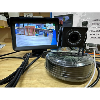  Bộ Cam hành trình trước sau kiêm lùi cho Xe tải xe khách - Màn 7inch đặt Taplo 