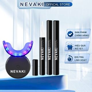 Máy làm trắng răng tại nhà NEVAKI giúp trắng răng từ 3 đến 6 tone sau một liệu trình, an toàn, không ê buốt