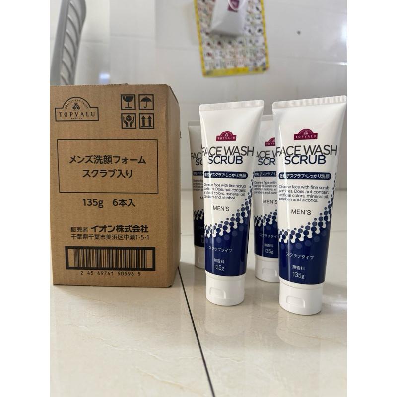 sữa rửa mặt nam Face wash scrub