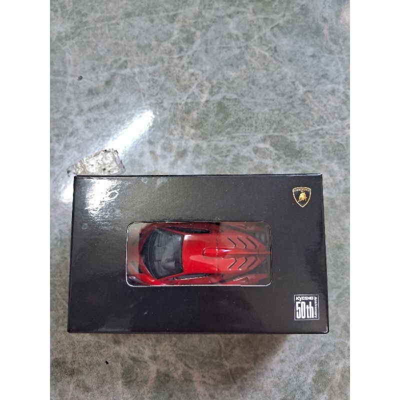 KYOSHO 1/64 - LAMBORGHINI VENENO MÀU ĐỎ PHIÊN BẢN KỶ NIỆM 50 NĂM-  HÀNG HIẾM