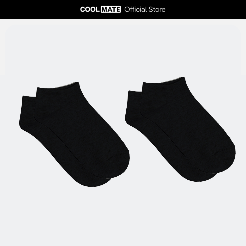 [Không đổi trả]Pack 2 Tất TC Coolmate basic thấm hút tốt thoáng khí Coolmate