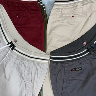 Quần short kaki lưng thun nam ngang gối cao cấp - N&N