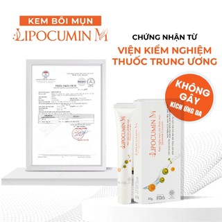 Kem chấm mụn, mờ thâm sẹo - LIPOCUMIN M. Hiệu quả sau 3-5 ngày
