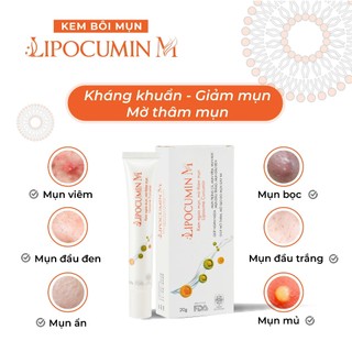 Kem chấm mụn, mờ thâm sẹo - LIPOCUMIN M. Hiệu quả sau 3-5 ngày