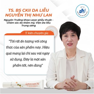 Kem chấm mụn, mờ thâm sẹo - LIPOCUMIN M. Hiệu quả sau 3-5 ngày