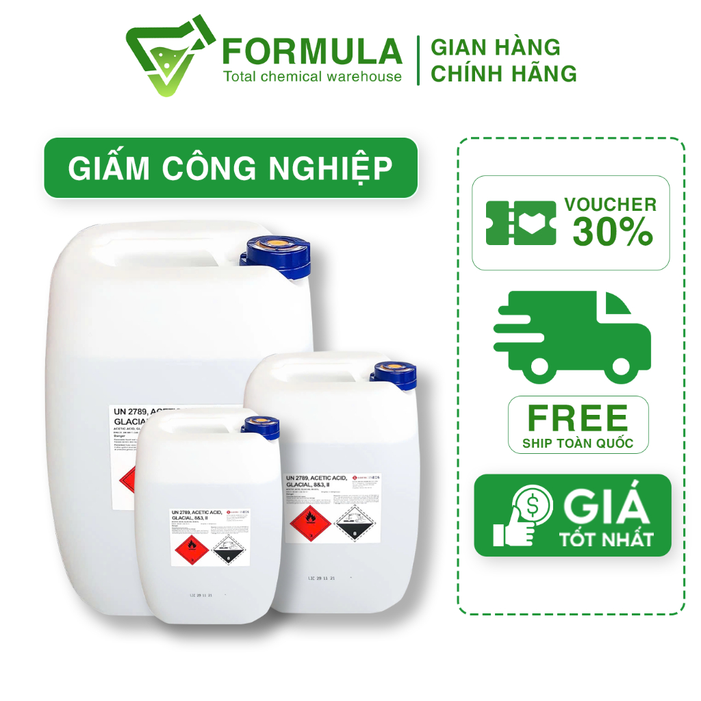 Dấm Công Nghiệp - Giấm công nghiệp - Axetic - Tăng Khả Năng Tẩy Rửa Của Baking Soda