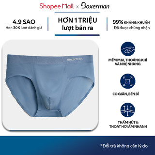 Quần sịp nam tam giác SLIP/XANH thun lạnh cao cấp BOXERMAN