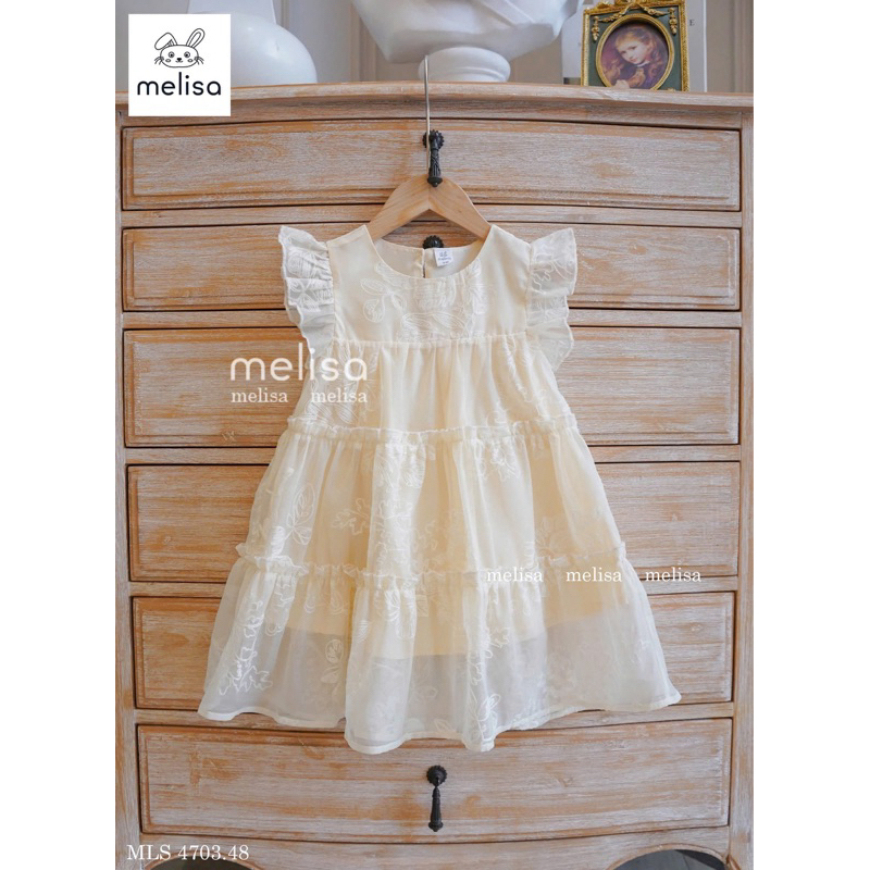 Váy Bé Gái Thêu MLS