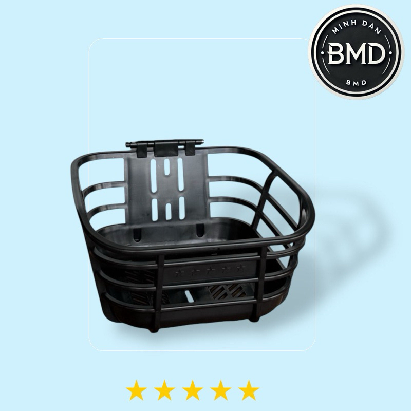 Giỏ nhựa thấp lùn đẳng cấp lắp xe đạp điện Xbull Vc K1 đủ màu sắc