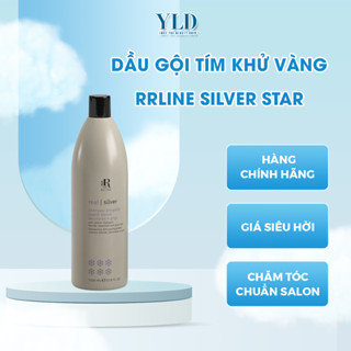 Dầu gội tím khử vàng chăm sóc và làm sáng màu tóc tẩy, tóc nhuộm RRline Therapy Sliver Shampoo