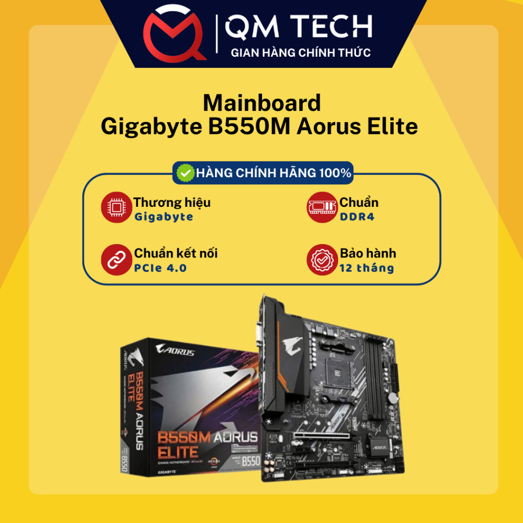 Mainboard gigabyte B550M Aorus Elite - QMTECH STORE